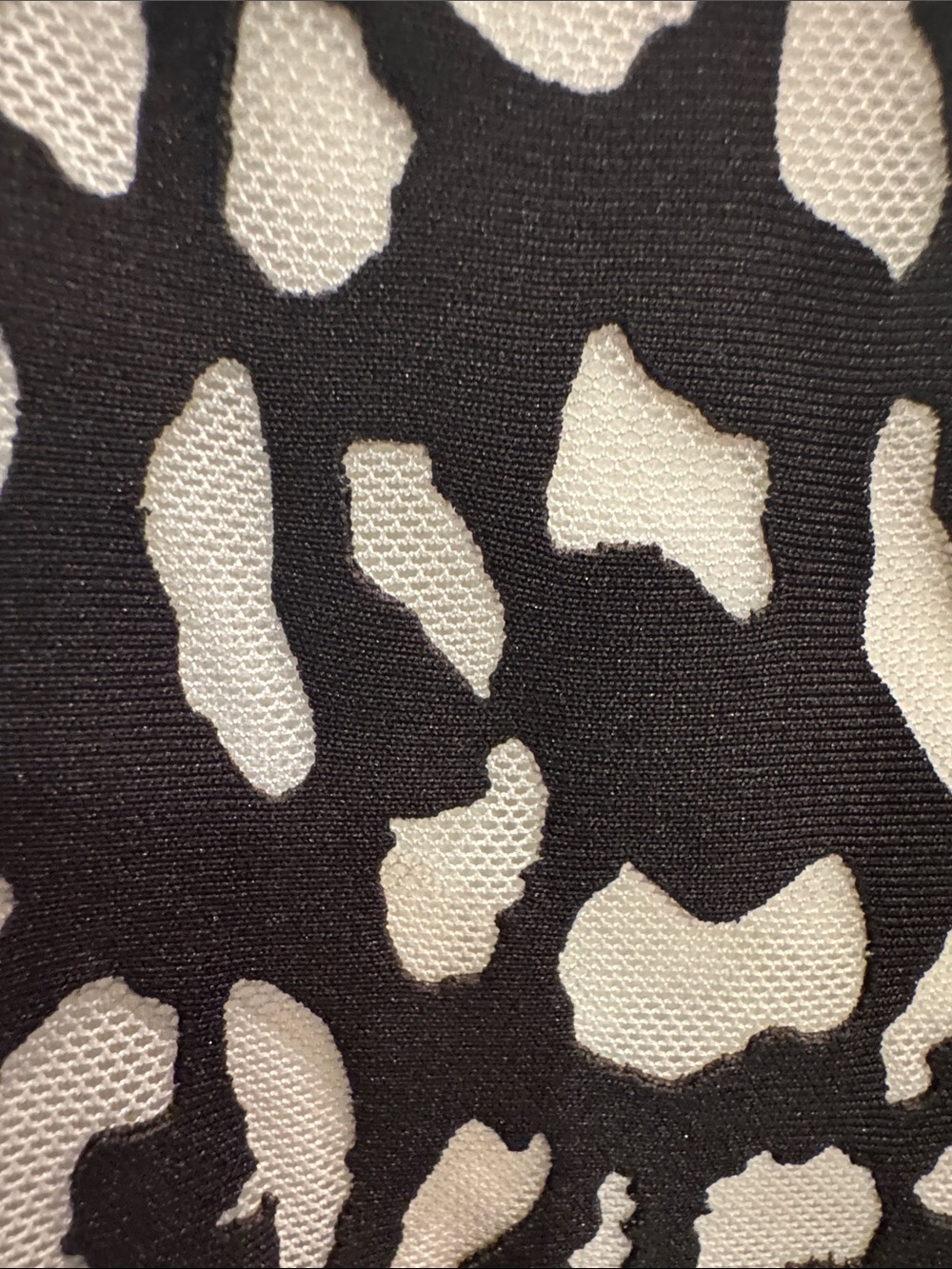 Karl Lagerfeld Black and White Patterned Midi Dress - Picture 6 of 12